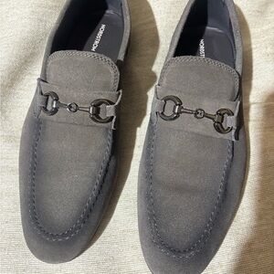 Nordstrom Gray Loafers with Horsebit Detail. Size 10.5 men’s